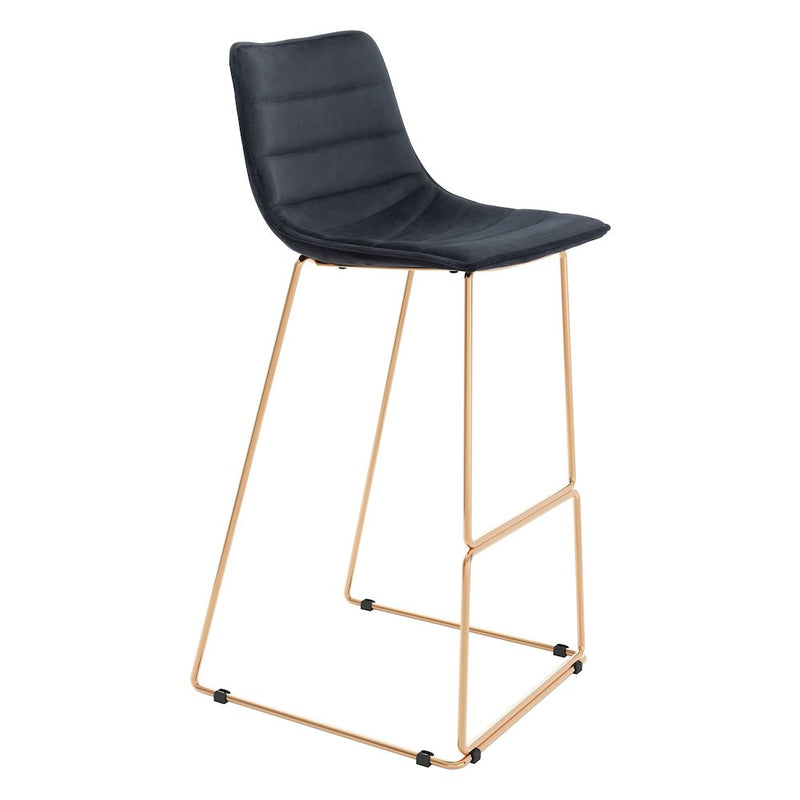 Adele Barstool (Set of 2) Black & Gold