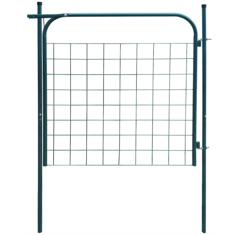 vidaXL Garden Fence Gate 39.4"x39.4" Green