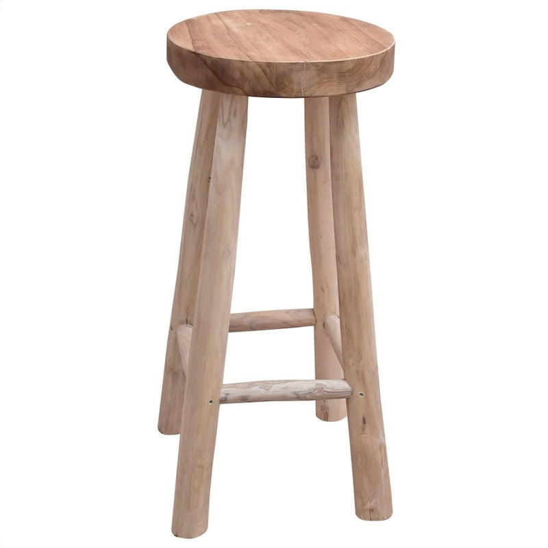 vidaXL Bar Stool Solid Teak Wood, 244545