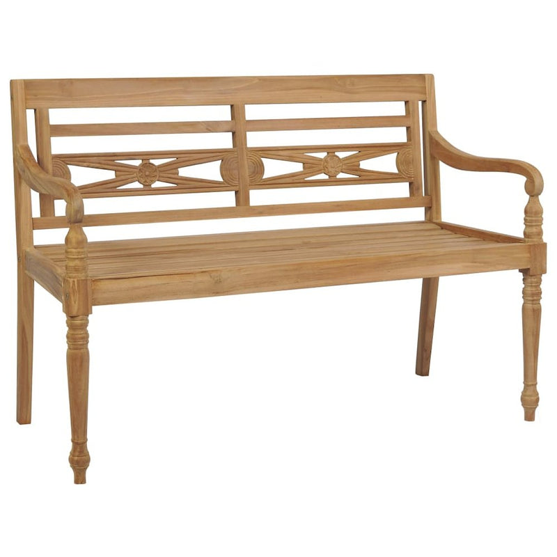 vidaXL Batavia Bench 47.2" Teak, 43052