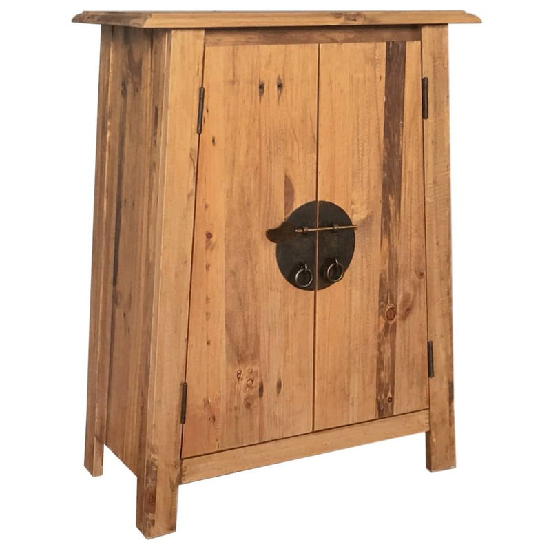 vidaXL Bathroom Side Cabinet Solid Recycled Pinewood 23.2"x12.6"x31.5", 246037