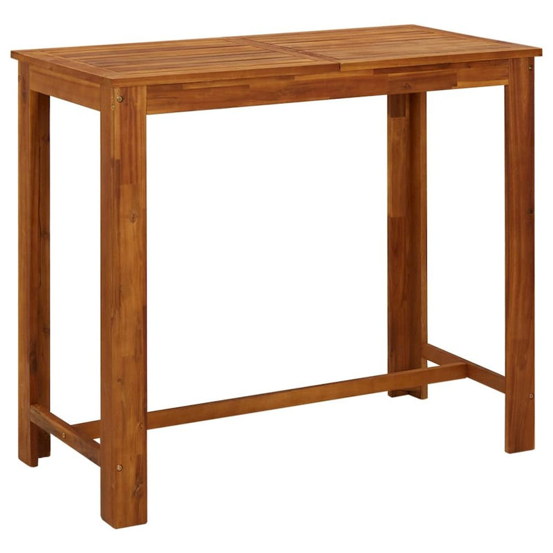 vidaXL Bar Table Solid Acacia Wood 47.2Ã¢â‚¬Å“x23.6Ã¢â‚¬Âx41.3Ã¢â‚¬Å“, 246664