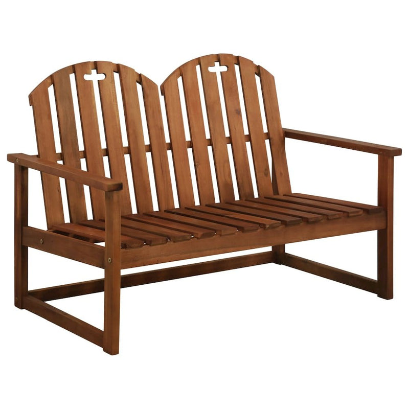 vidaXL Garden Bench 43.3" Solid Acacia Wood, 44034