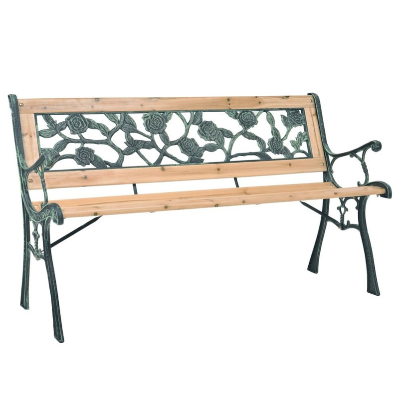 vidaXL Garden Bench 48” Wood, 40261