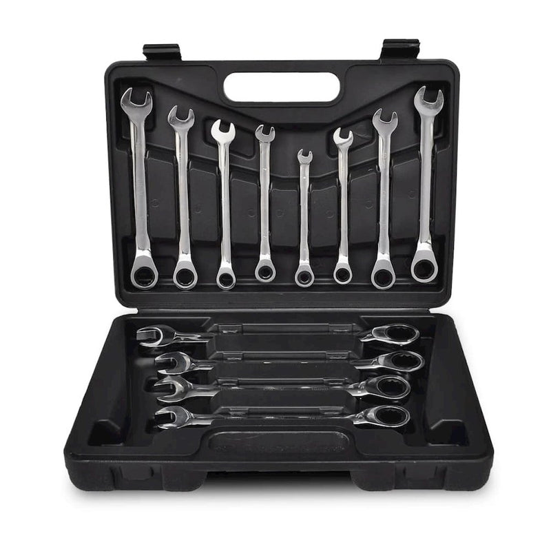 12 Piece Ratchet Wrench Set