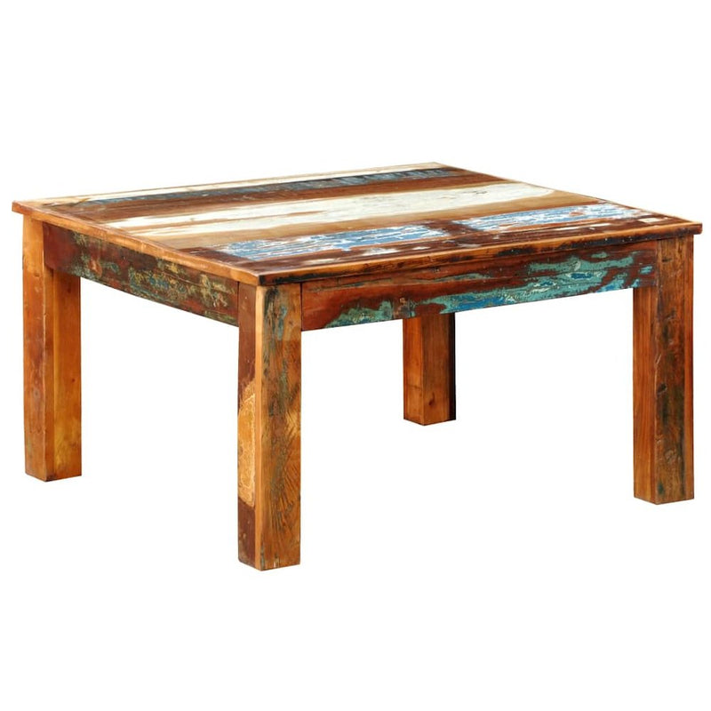 vidaXL Coffee Table Square Reclaimed Wood, 240959