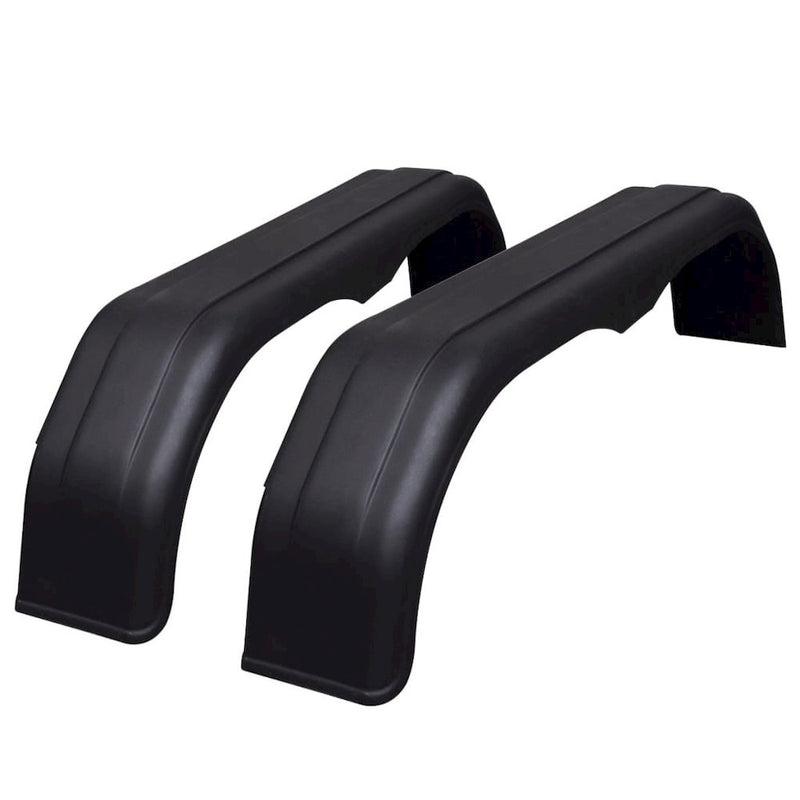 Tandem Mudguards for Trailer Wheels 2 pcs 9.4"x6.5"