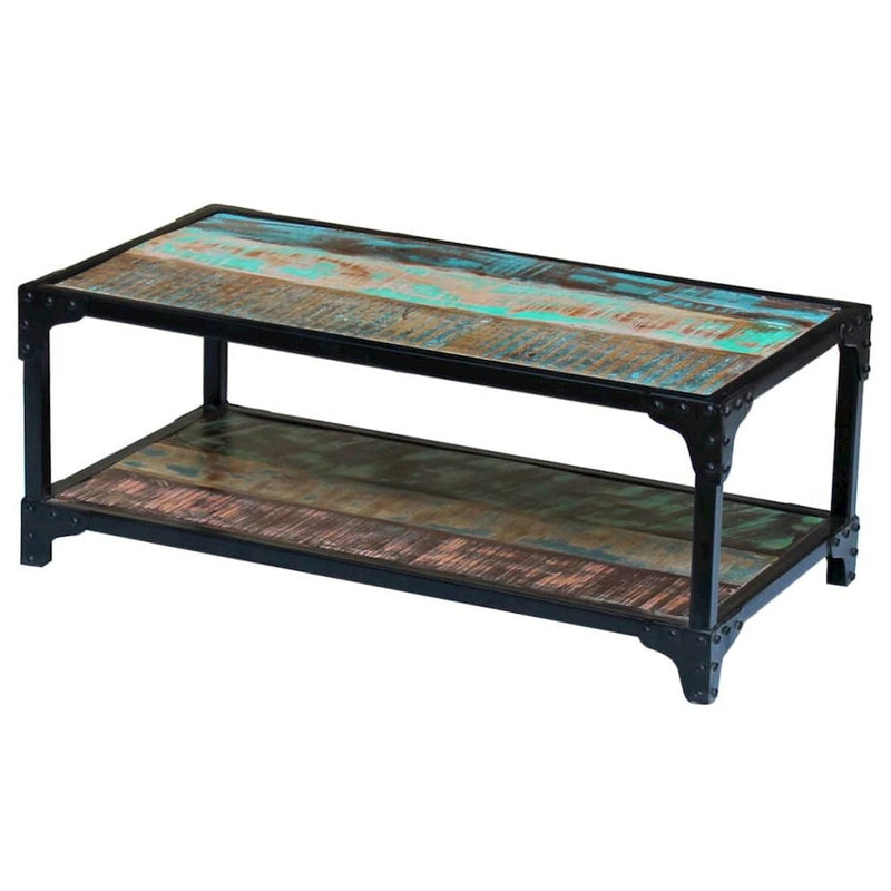 vidaXL Coffee Table Solid Reclaimed Wood, 243272