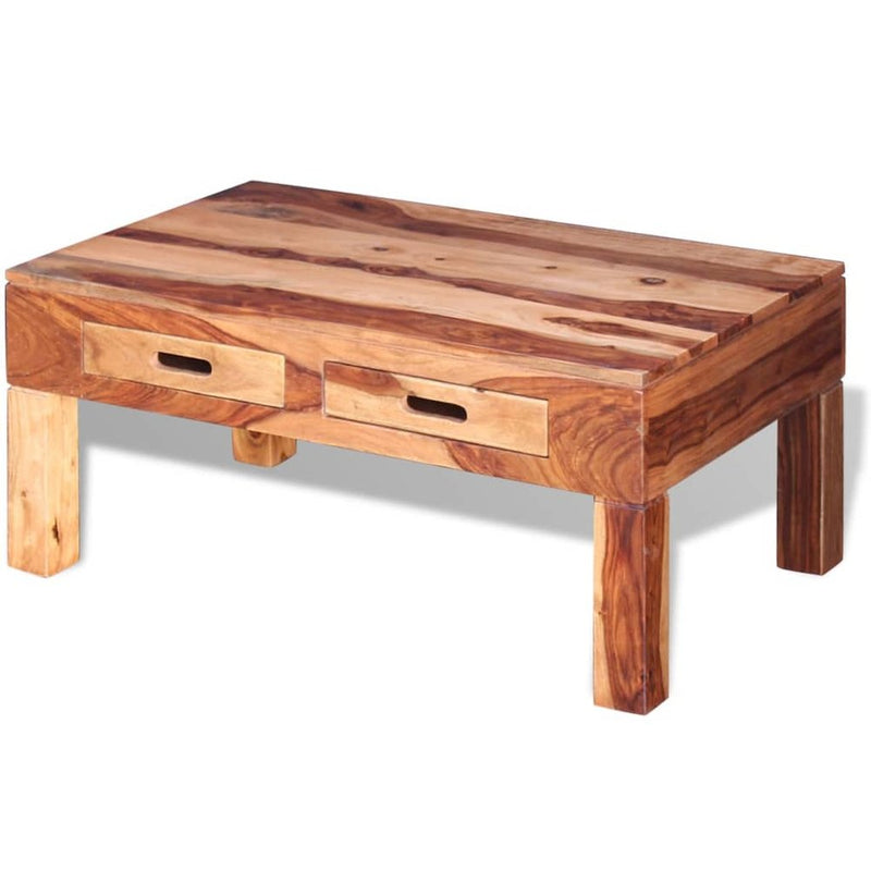 vidaXL Coffee Table Solid Sheesham Wood, 243287