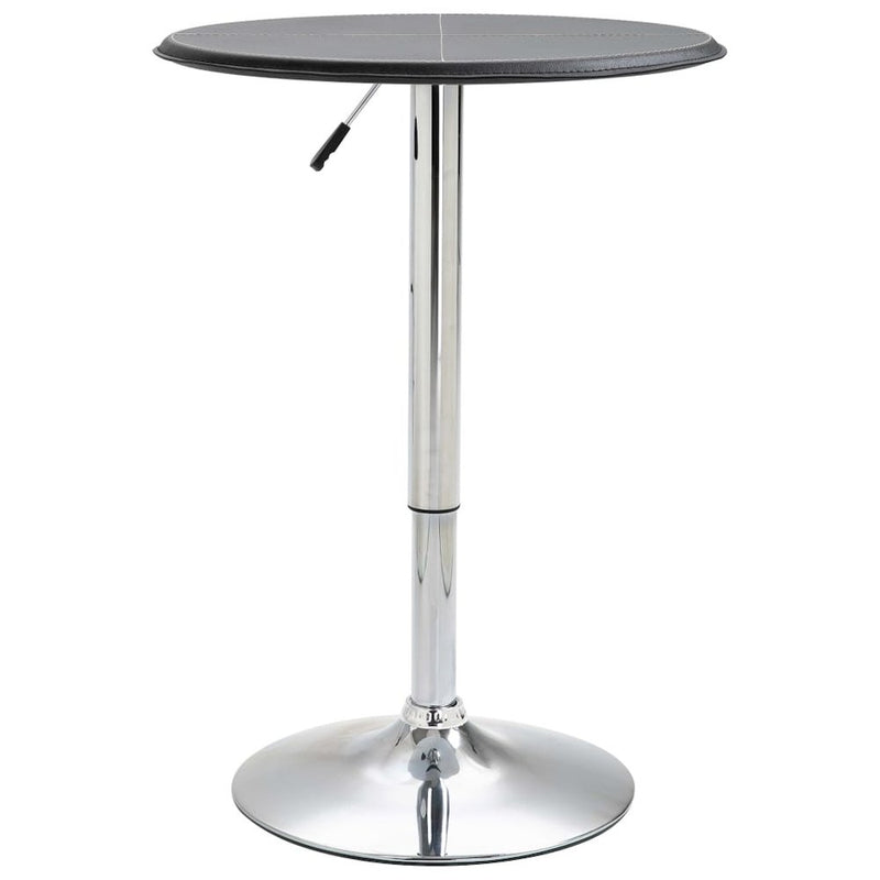 vidaXL Bar Table Black ÃƒËœ23.6" MDF, 249668