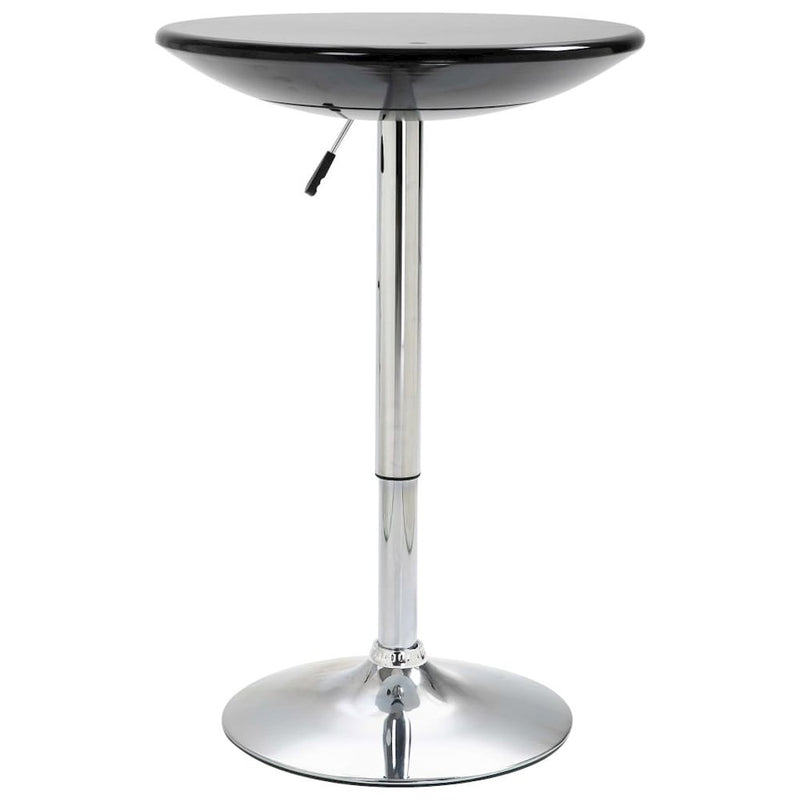 vidaXL Bar Table Black ÃƒËœ23.6" ABS, 249770