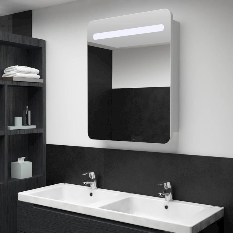 LED Bathroom Mirror Cabinet 23.6"x4.3"x31.5"