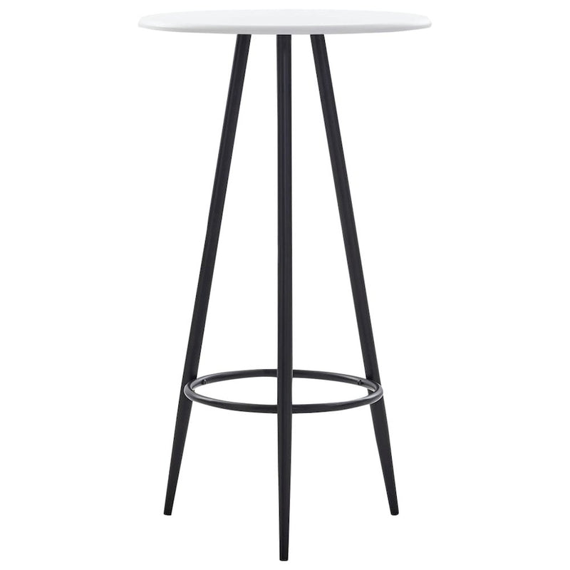 Bar Table White 23.6"x42.3" MDF