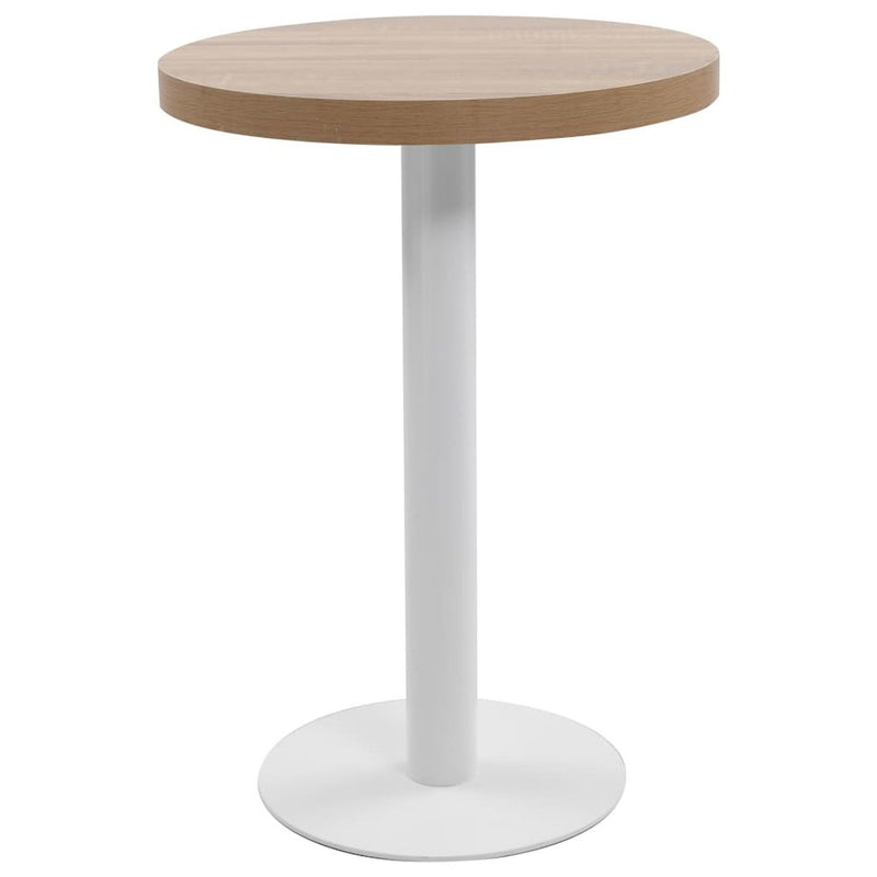 Bistro Table Light Brown 23.6" MDF