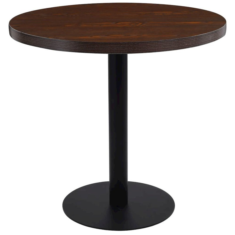 Bistro Table Dark Brown 31.5" MDF