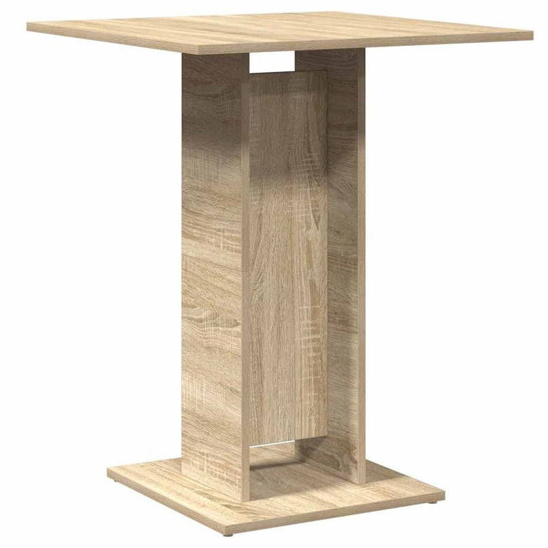 vidaXL Bistro Table Sonoma Oak 23.6"x23.6"x29.5" Chipboard, 802105