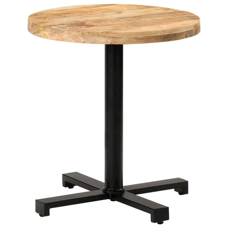 vidaXL Bistro Table Round ÃƒËœ27.6"x29.5" Rough Mango Wood