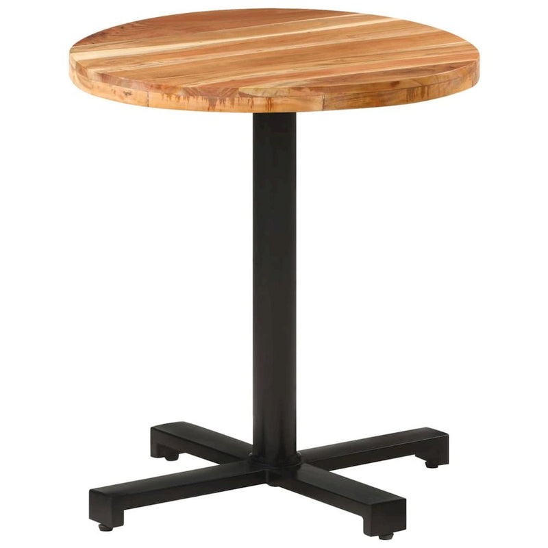 vidaXL Bistro Table Round ÃƒËœ27.6"x29.5" Solid Acacia Wood