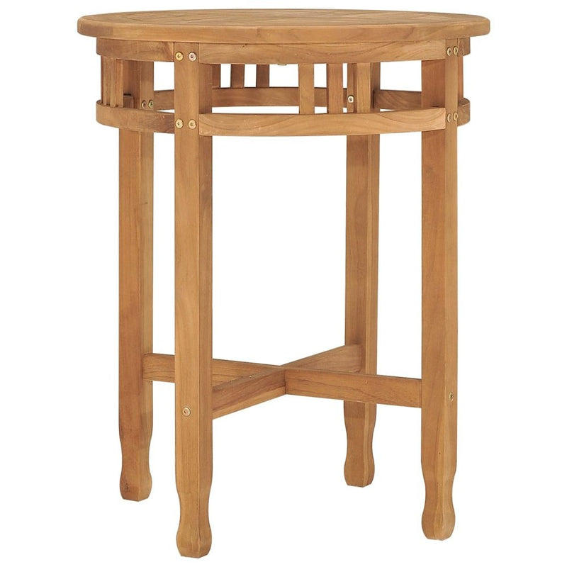 Bistro Table ÃƒËœ23.6"x23.6" Solid Teak Wood