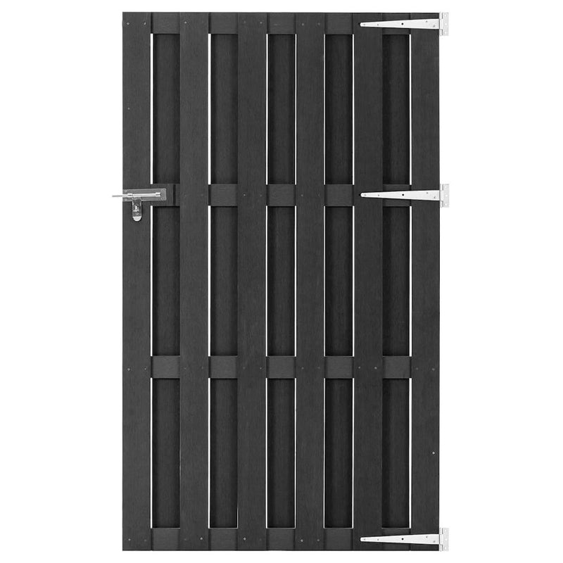 vidaXL Garden Gate WPC 39.4"x70.9" Gray