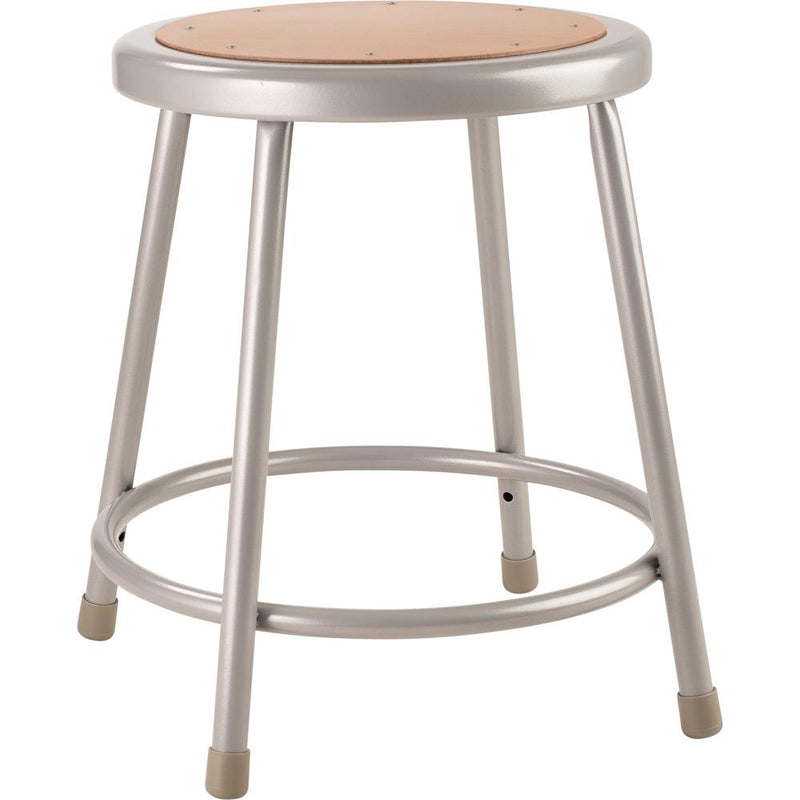 NPSÂ® 18" Heavy Duty Steel Stool, Grey