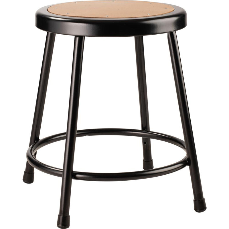 NPSÂ® 18"Heavy Duty Steel Stool, Black