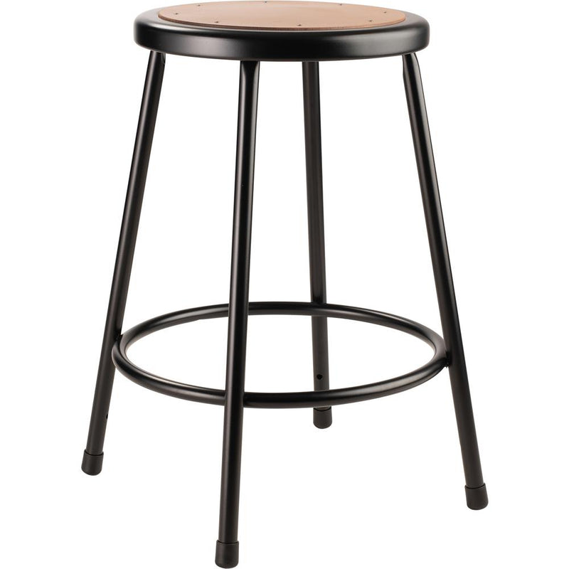 NPSÂ® 24"Heavy Duty Steel Stool, Black