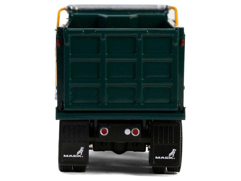 2019 Mack Granite Dump Truck "New York City Department of Parks & Recreation" Dark Green "S.D. Trucks" Series 19 1/64 Diecast Model by Greenlight