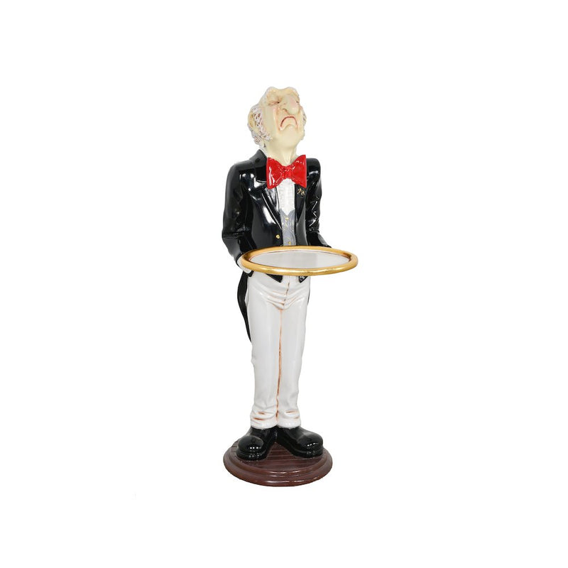 Uppity Connoisseur Butler with Tray 37 Inch Tall