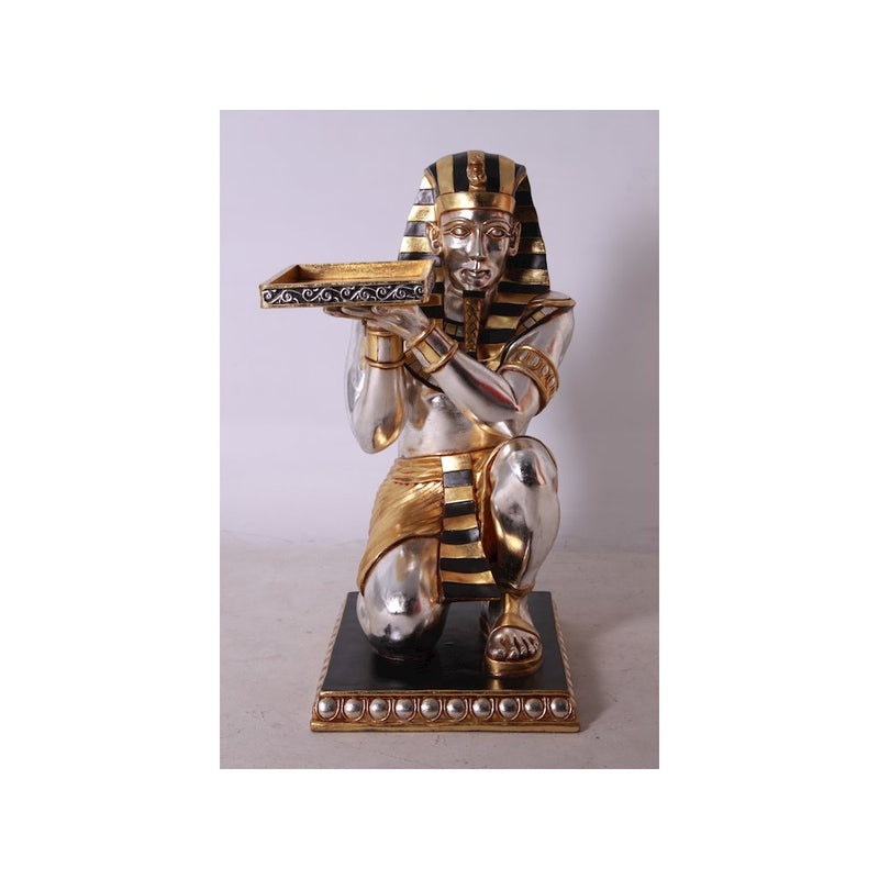 Kneeling King Tut with Tray Table