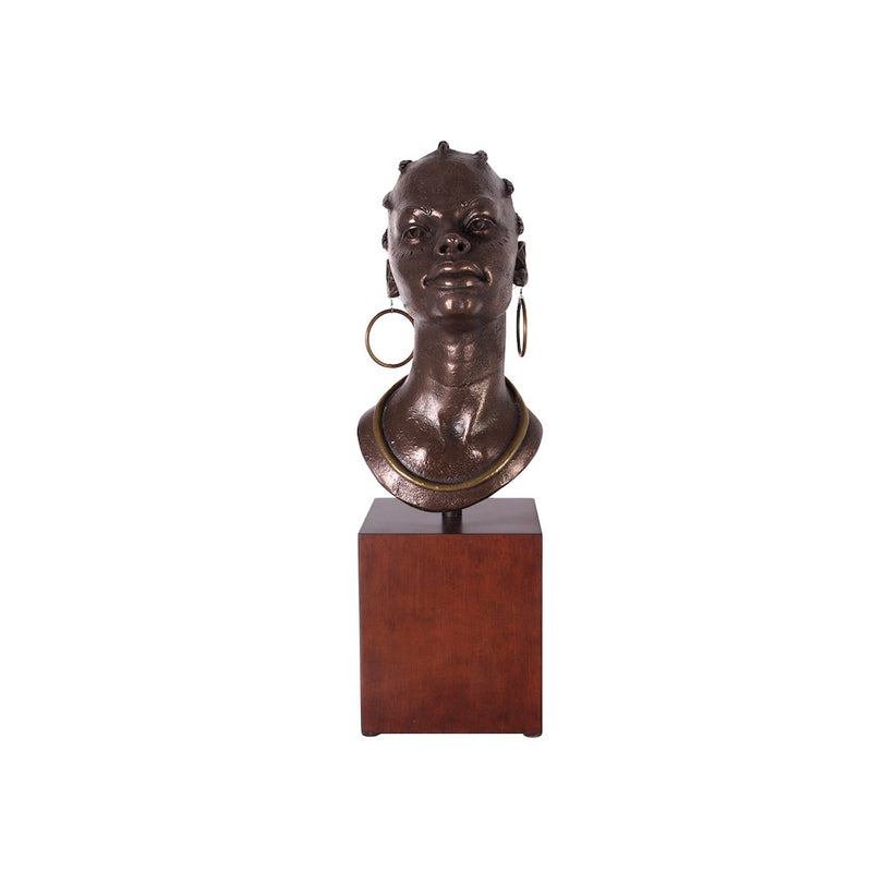 African Queen Bust on Stand