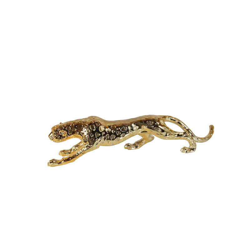 Standing Gilt Leopard Large 31 Inches Long