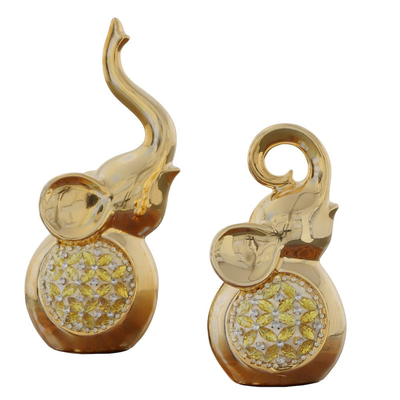 Radiant Elephants  Set of 2