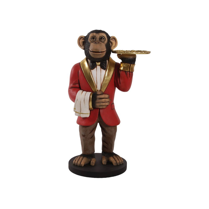 Chadsy the Chimp Waiter 37.5" Tall