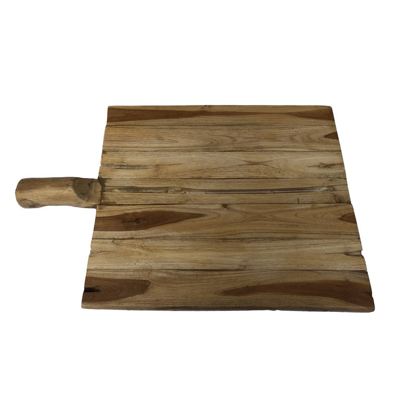 Branch Teak Double Cutting Board