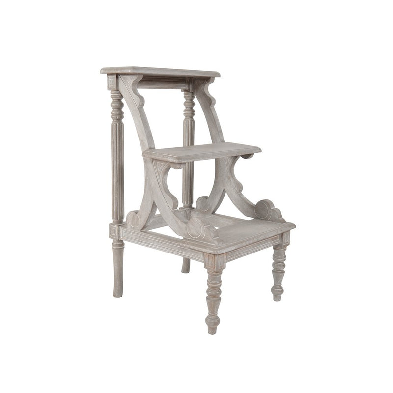 Mystique Gray Library Stepladder