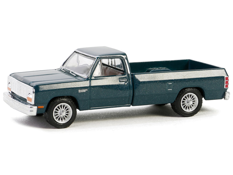 1982 Dodge Ram W250 Power Ram Pickup Truck Seaspray Green Metallic "Down on the Farm" Series 9 1/64 Diecast Model by Greenlight