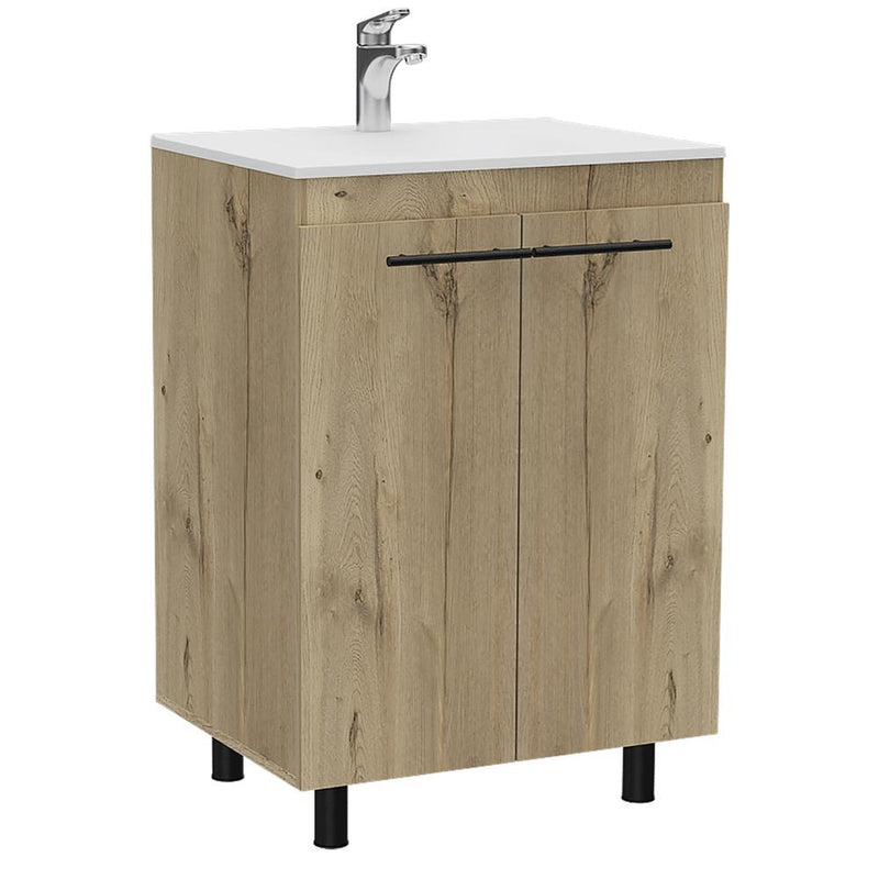 Dustin Free Standing Sink Cabinet Pine