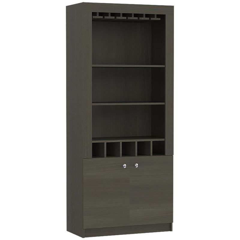 Dakota Bar Cabinet Grey Oak