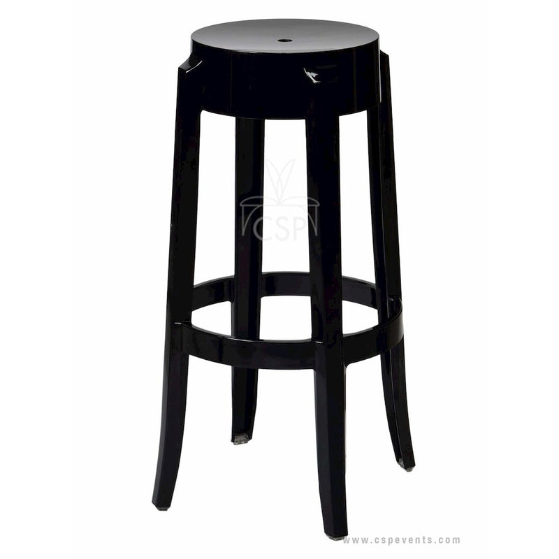 Commerical Seating Products RPC Black Kage Backless Stool Chairs