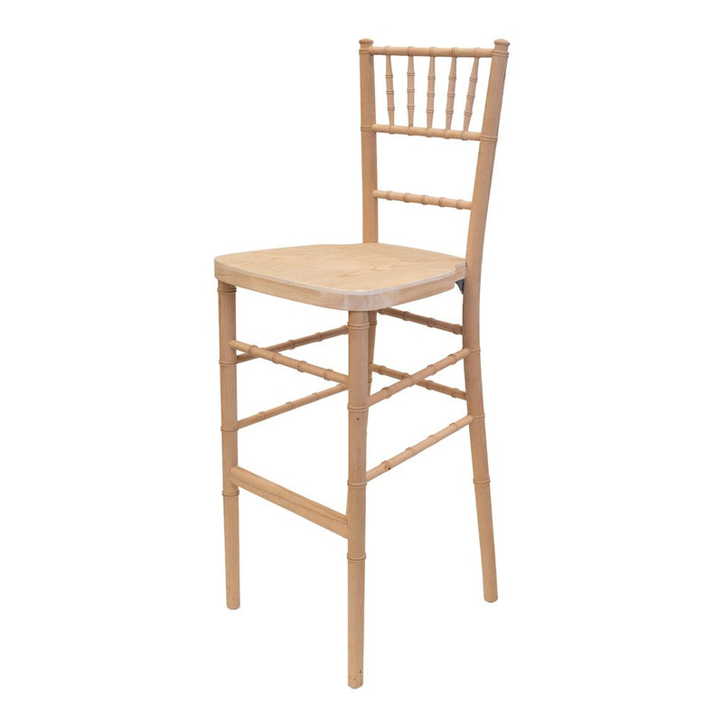 Commerical Seating Products European Raw Wood Dining Bar Stool Chairs