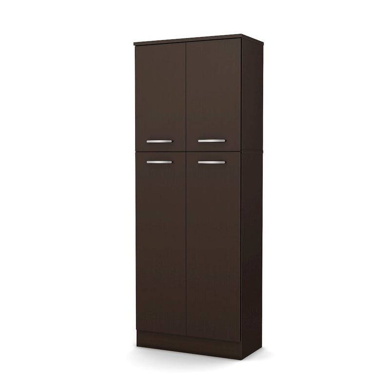 South Shore Axess Storage Pantry, Chocolate