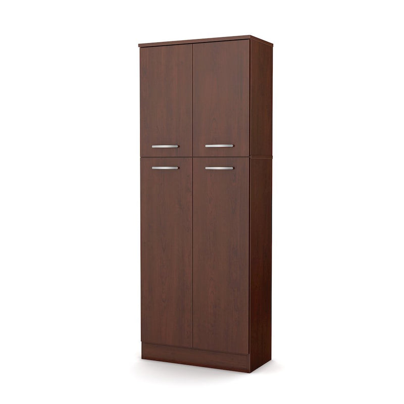 South Shore Axess Storage Pantry, Royal Cherry