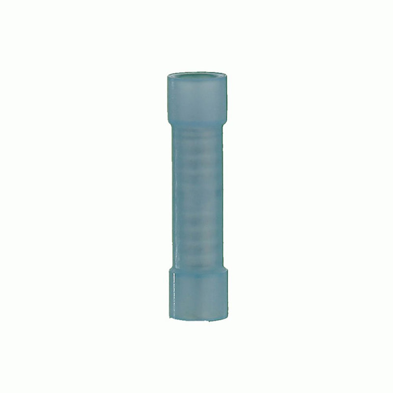 (1000) Blue Nylon Insulated 16-14 Gauge Butt Connectors