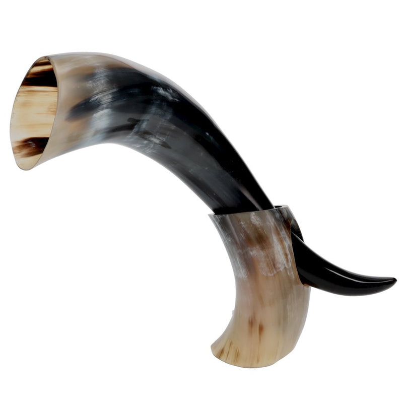 Tankherd Bovine Horn 20oz with Stand