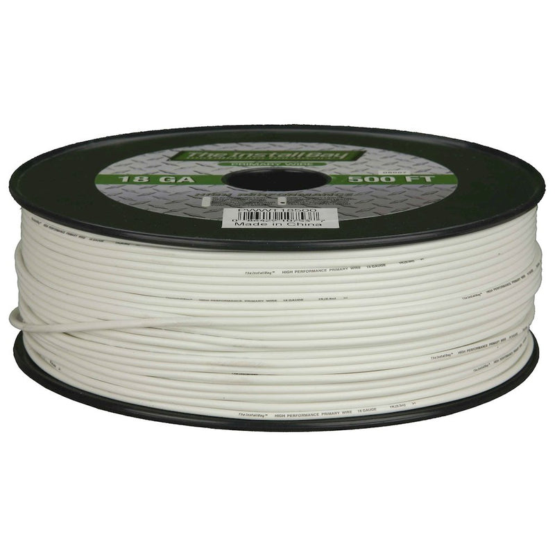 16GA/500' WHITE PRIMARY WIRE