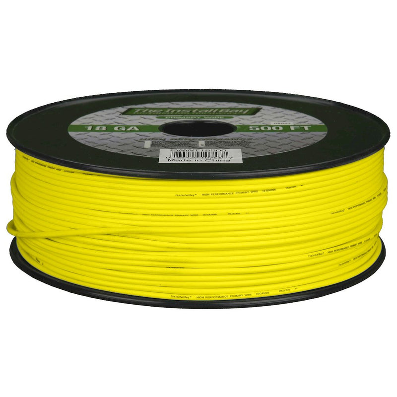 16GA/500' YELLOW PRIMARY WIRE