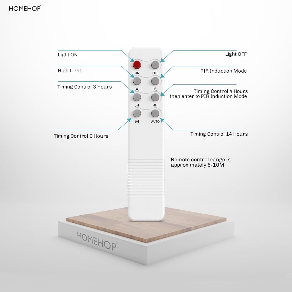 Homehop Solar Light Outdoor Home Garden 300W Street Motion Sensor Security