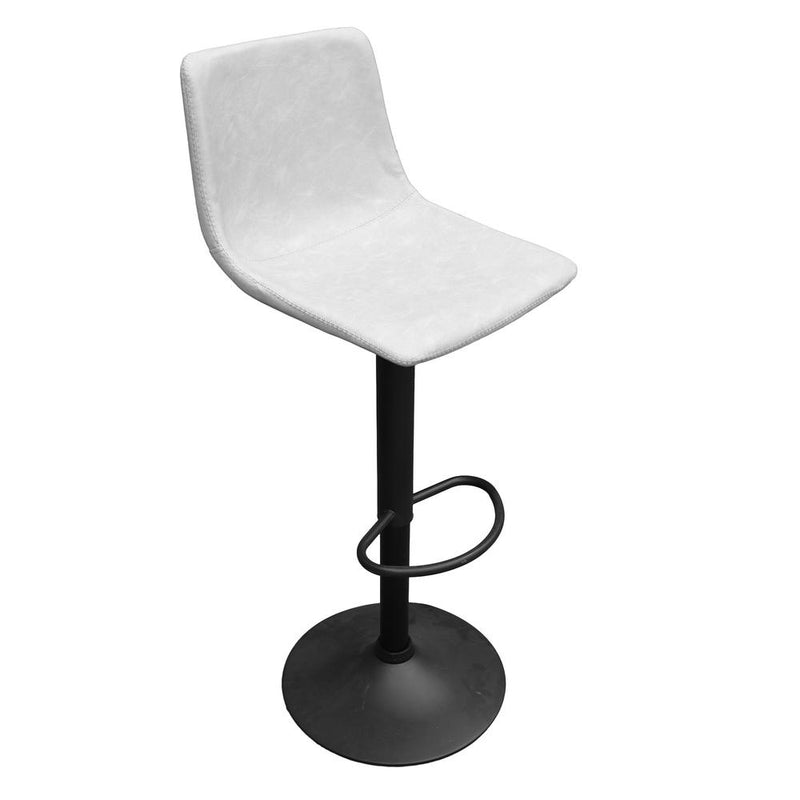 Tilbury Modern Adjustable Bar Stool With Footrest & 360-Degree Swivel