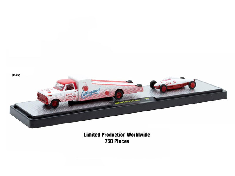 Auto Haulers "Coca-Cola" Set of 3 pieces Release 34 Limited Edition to 8000 pieces Worldwide 1/64 Diecast Models by M2 Machines